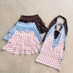 short pollera lunares