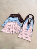 short pollera lunares