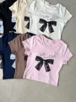 baby tee crop moño - Imagen 2